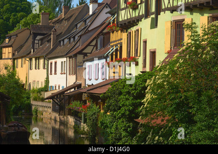 Colmar, klein-Venedig, La Petite Venise, Elsass, Wein Route, Elsass Wein Route, Haut-Rhin, Frankreich, Europa Stockfoto