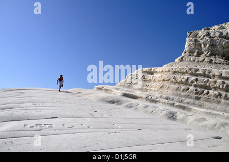 Scala dei Turchi, Realmonte, Sizilien, Italien Stockfoto