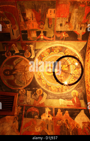 Geburtskirche Decke, Arbanassi, in der Nähe von Veliko Tarnovo, Bulgarien. Stockfoto