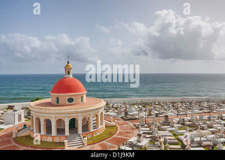 Cementerio de Santa Maria Magdalena de Pazzis, einem Friedhof in old San Juan, Puerto Rico Stockfoto