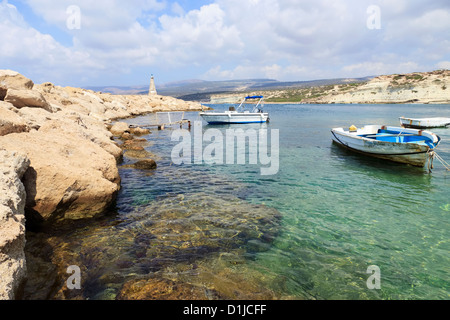 Agios Georgios Marina, Bereich Paphos, Zypern Stockfoto