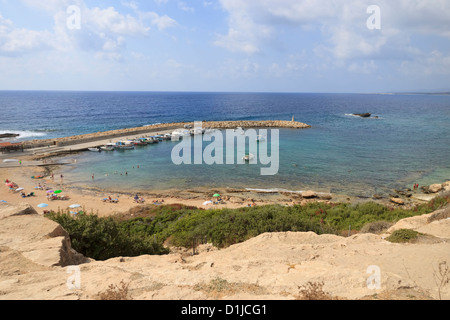 Agios Georgios Marina, Bereich Paphos, Zypern Stockfoto