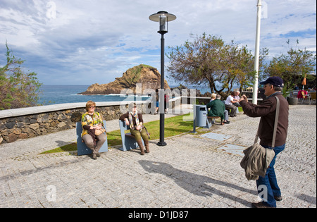 Porto Moniz - eine Gemeinschaft auf der Nord-westlichen Spitze der Insel Madeira im Atlantischen Ozean. Stockfoto