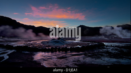 El Tatio Geysire in der Nähe von San Pedro de Atacama, Chile Stockfoto