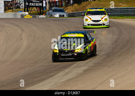 Ein Subaru STi konkurriert CTCC kanadische Touring Car Championship in 2011 Mobile-1 Grand Prix Mosport Stockfoto