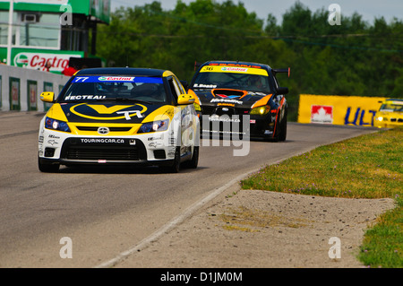 Scion tC konkurriert CTCC kanadische Touring Car Championship in 2011 Mobile-1 Grand Prix Mosport Stockfoto