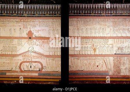 Ägypten-Grab von Thutmosis III Tal der Könige-Theben-West Stockfoto