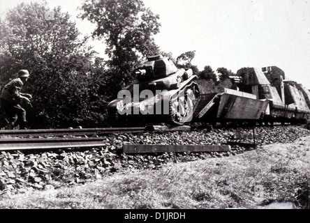 Schienenschlacht Bataille Du Rail, La Szene *** lokalen Caption *** 1945-- Stockfoto