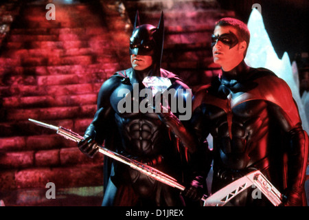 & Robin Batman Batman und Robin Batman (George Clooney), Robin (Chris O'Donnell) *** lokalen Caption *** 1997 Warner Stockfoto