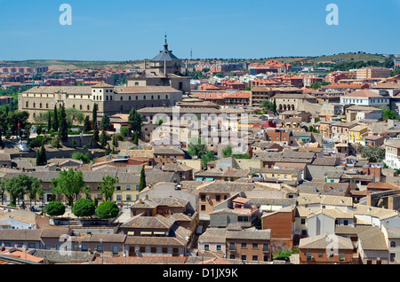 Toledo ist eine Gemeinde und Stadt Spaniens, Hauptstadt der gleichnamigen Provinz in der autonomen Gemeinschaft Kastilien-La Mancha. Stockfoto