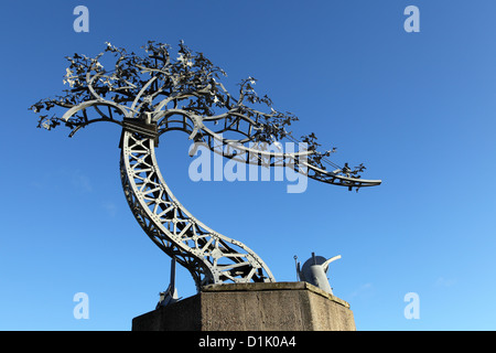 Skulptur auf dem Skulpturenweg Wearside in Sunderland, England, Vereinigtes Königreich. Stockfoto