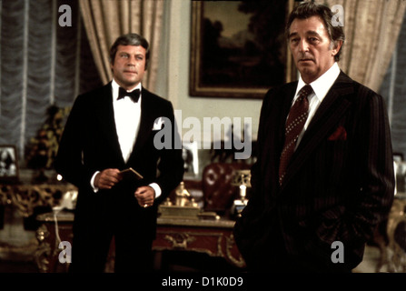 Tote Alpenzimmern Besser Big Sleep, Oliver Reed, Robert Mitchum Noch Kann Marlowe (Robert Mitchum, R) Eddie Mars (Oliver Reed) Stockfoto