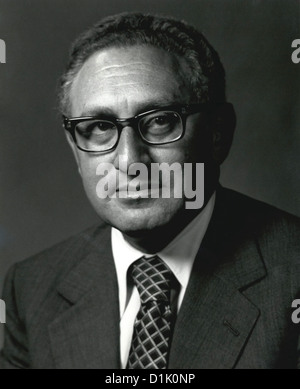 US-Außenminister Henry Kissinger in seinem offiziellen Porträt 22. September 1973 in Washington, DC. Stockfoto