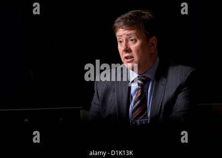 Keith Brown MSP, Minister für Wohnungsbau und Verkehr in der schottischen Regierung. Stockfoto