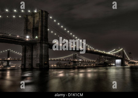 Brooklyn Brücke in New York City Stockfoto