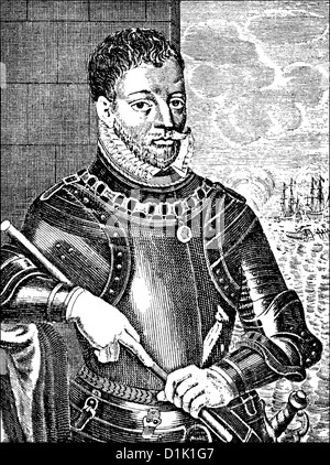 Porträt von Robert Blake, 1599-1657, ein englischer admiral Stockfoto