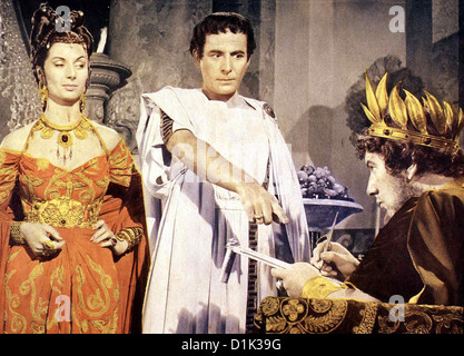 Quo Vadis Quo Vadis Patricia Laffan, Leo Genn, Peter Ustinov Kaiserin Poppaea (Patricia Laffan) Ueberzeugt Nero (Peter Stockfoto