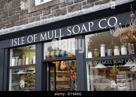 Isle of Mull Soap Company, Tobermory, Isle of Mull, Schottland Stockfoto