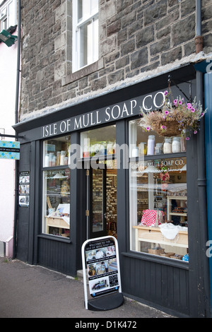 Isle of Mull Soap Company, Tobermory, Schottland Stockfoto