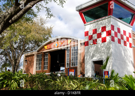 Legoland Florida Flugschule Fahrt Gebäude, Winter Haven, FL Stockfoto