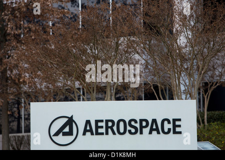 Ein Bürogebäude von Rüstungsunternehmen Aerospace besetzt. Stockfoto