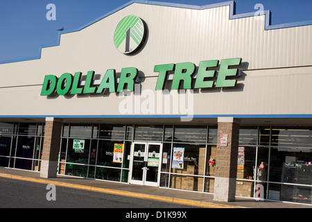 Ladengeschäft Dollar Tree. Stockfoto