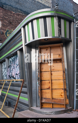 New York, NY - 28. Dezember 2008 der Rib-Diner auf der West Street in Far West Village Stockfoto