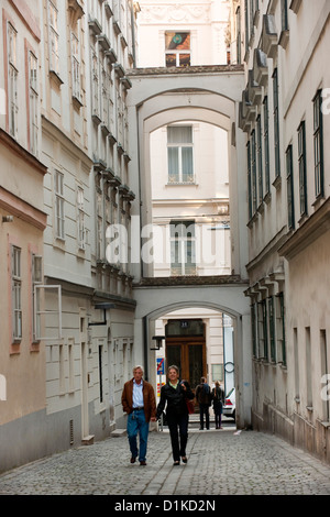 Österreich, Wien 1, Blutgasse, Schwippbögen Stockfoto