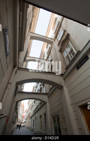 Österreich, Wien 1, Blutgasse, Schwippbögen Stockfoto