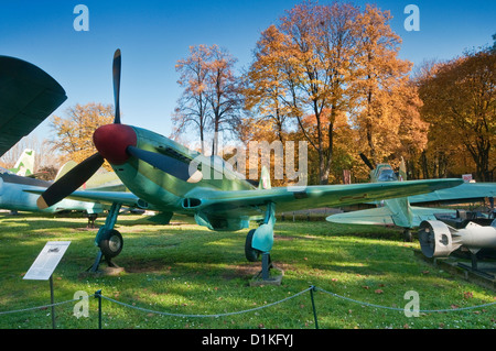 Jakowlew Jak - 9P, sowjetische Kampfflugzeuge, polnische Armee-Museum in Warschau, Polen Stockfoto