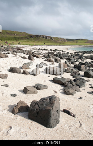 Coral Strände; Waternish; Isle Of Skye; Schottland; UK Stockfoto