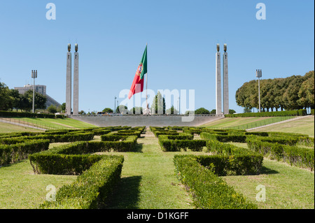 Parque Eduardo VII-Lissabon Stockfoto