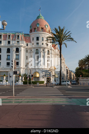 Le Negresco Hotel Promenade Des Anglais Stockfoto