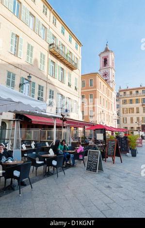 Place du Palais-de-Justiz, Nizza, Frankreich Stockfoto