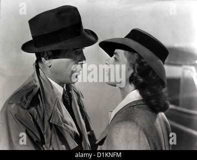 Casablanca Casablanca Humphrey Bogart, Ingrid Bergman Auf der Flucht Vor Den Nazis Erfurts Ilsa (Ingrid Bergman) in Casablanca Stockfoto