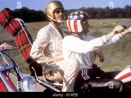 Easy Rider Easy Rider Jack Nicholson, Peter Fonda *** lokalen Caption *** 1969-- Stockfoto