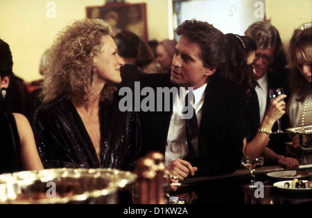 Eine Verhaengnisvolle Affaere Fatal Attraction Glenn Close, Michael Douglas Der Rechtsanwalt Dan Gallagher (Michael Douglas) Stockfoto
