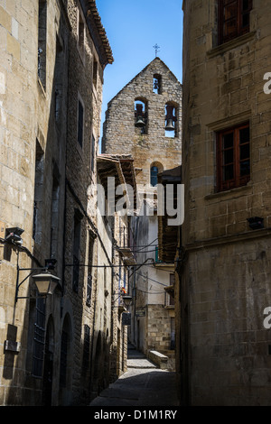 Mittelalterliche Stadt Sos del Rey Católico in Aragón, Spanien Stockfoto