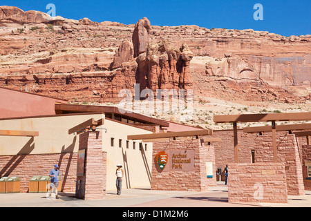 Arches National Park Visitor Center Zentrum Moab Utah USA Vereinigte Staaten von Amerika Stockfoto