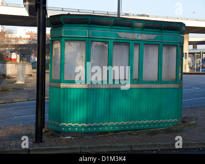 Mautstelle für den Mersey-Tunnel in Liverpool UK Stockfoto