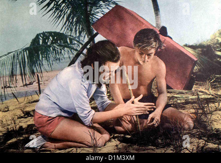 Neue Abenteuer Mit Flipper Flipper neue Abenteuer Pamela Franklin, Luke Halpin Penny (Pamela Franklin), Sandy (Luke Halpin) Stockfoto