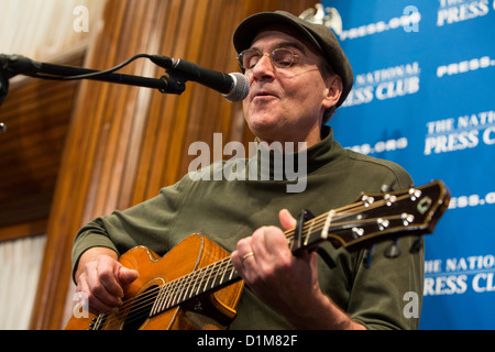 Folk-Sänger James Taylor. Stockfoto