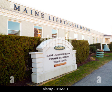 Maine Leuchtturm Museum in Rockland, Maine Stockfoto