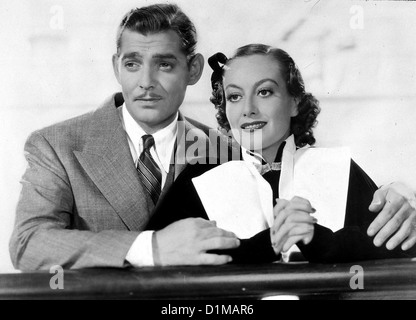 Highyway Nie Beim Ersten Mal aufgeben alle anderen Joan Crawford, Clark Gable Mary Clay (Joan Crawford) Wird bin Hochzeitstag Stockfoto