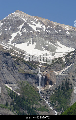 Ouray Colorado auch bekannt als "die Schweiz of America" ist eine ehemalige Bergbaustadt in den San Juan Mountains des südlichen Colorado Stockfoto