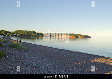 Bay Of Fundy National Park New Brunswick Kanada mit seinen Stränden Wildnis und Leuchttürme Stockfoto