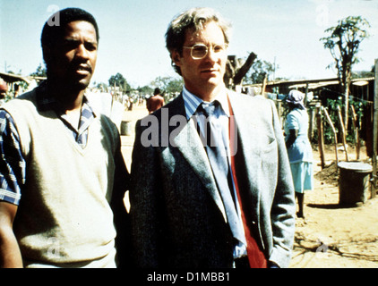 Schrei Nach Freiheit Cry Freedom Denzel Washington, Kevin Kline Als Stephen (Denzel Washington, l) Waehrend der Haft Stirbt, Stockfoto