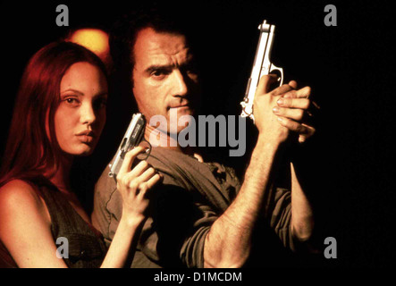 Cyborg 2 - Glas Schatten Cyborg 2: Glas Schatten Cash (Angelina Jolie), Colson Ricks (Elias Koteas) *** lokalen Caption *** 1993 Stockfoto