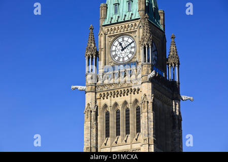 Peace Tower, Parlamentsgebäude, Ottawa, Ontario, Kanada Stockfoto