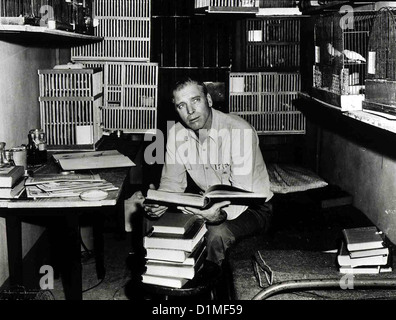 Der Gefangene Von Alcatraz Birdman Alcatraz Burt Lancaster Robert Stroud (Burt Lancaster) Entwickelt Ein Formähnlich Interesse der Stockfoto